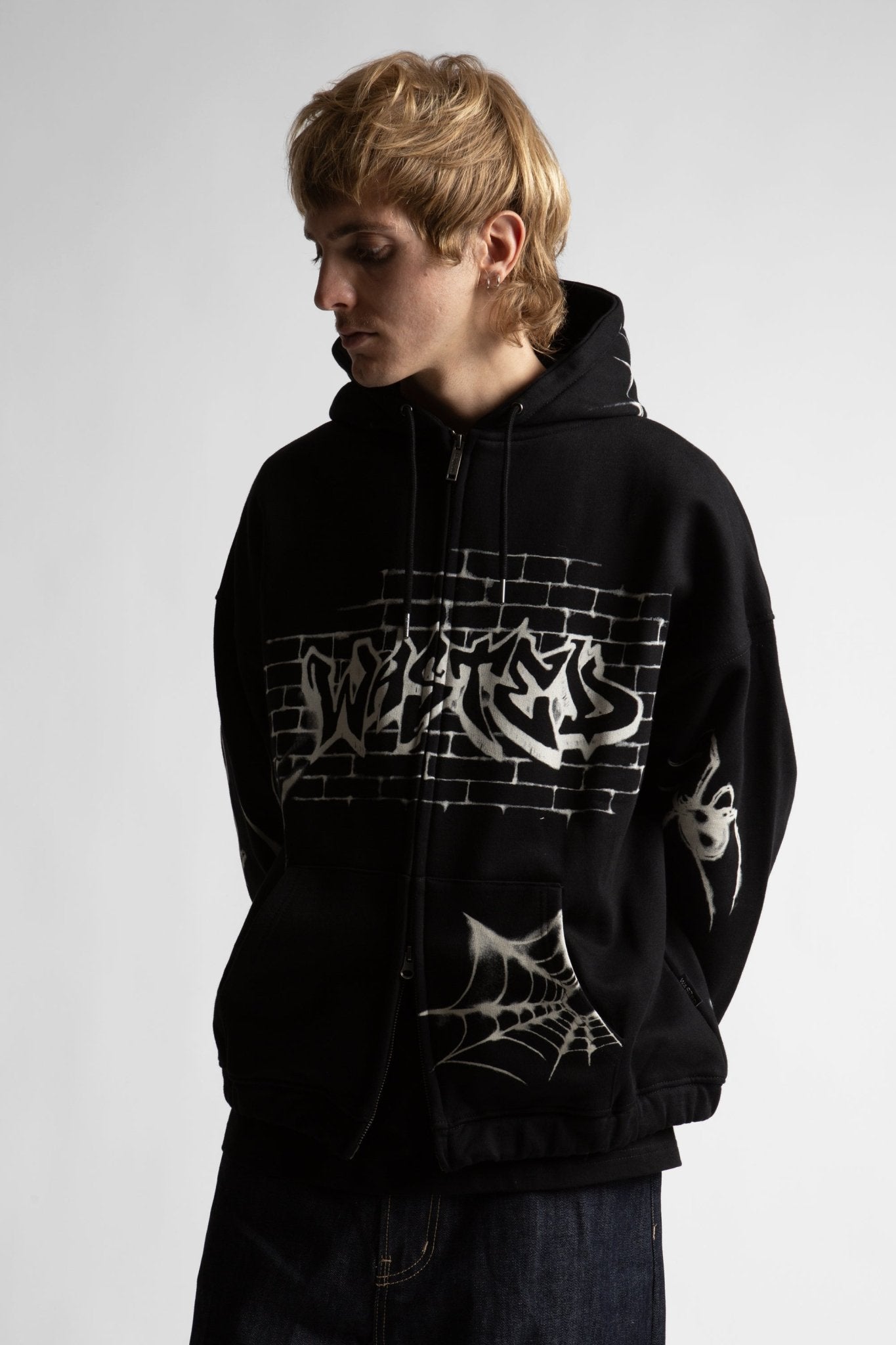 Hoodie Zip Boxy ATM - WASTED PARIS