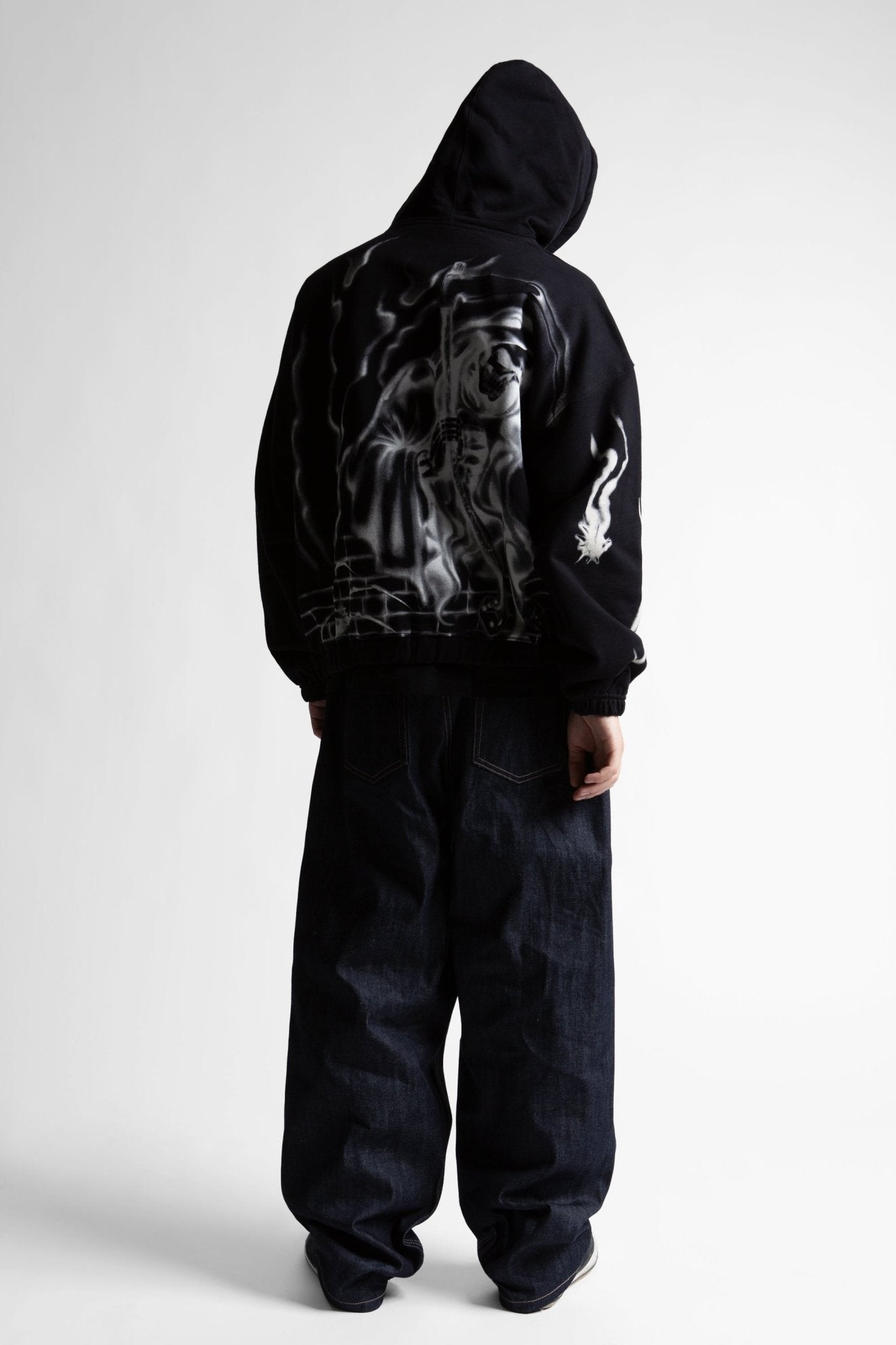 Hoodie Zip Boxy ATM - WASTED PARIS