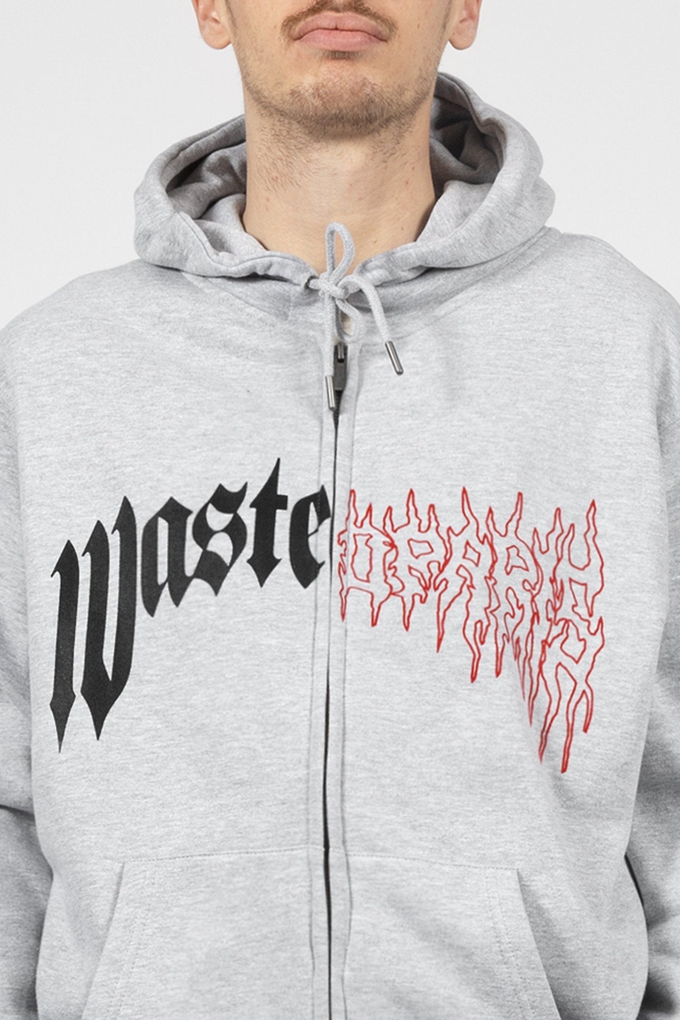 Hoodie Zip Dark Pitcher - WASTED PARIS