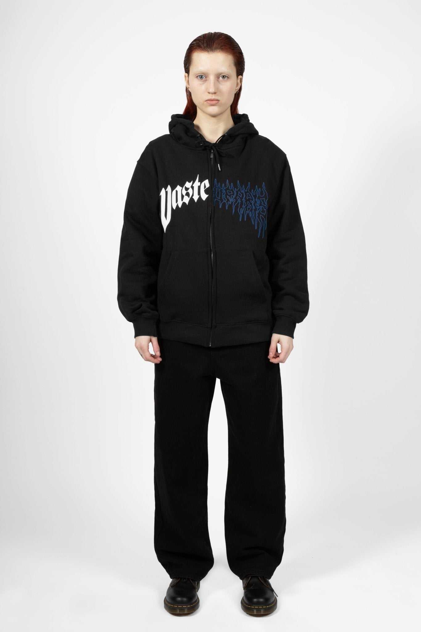 Hoodie Zip Dark Pitcher - WASTED PARIS