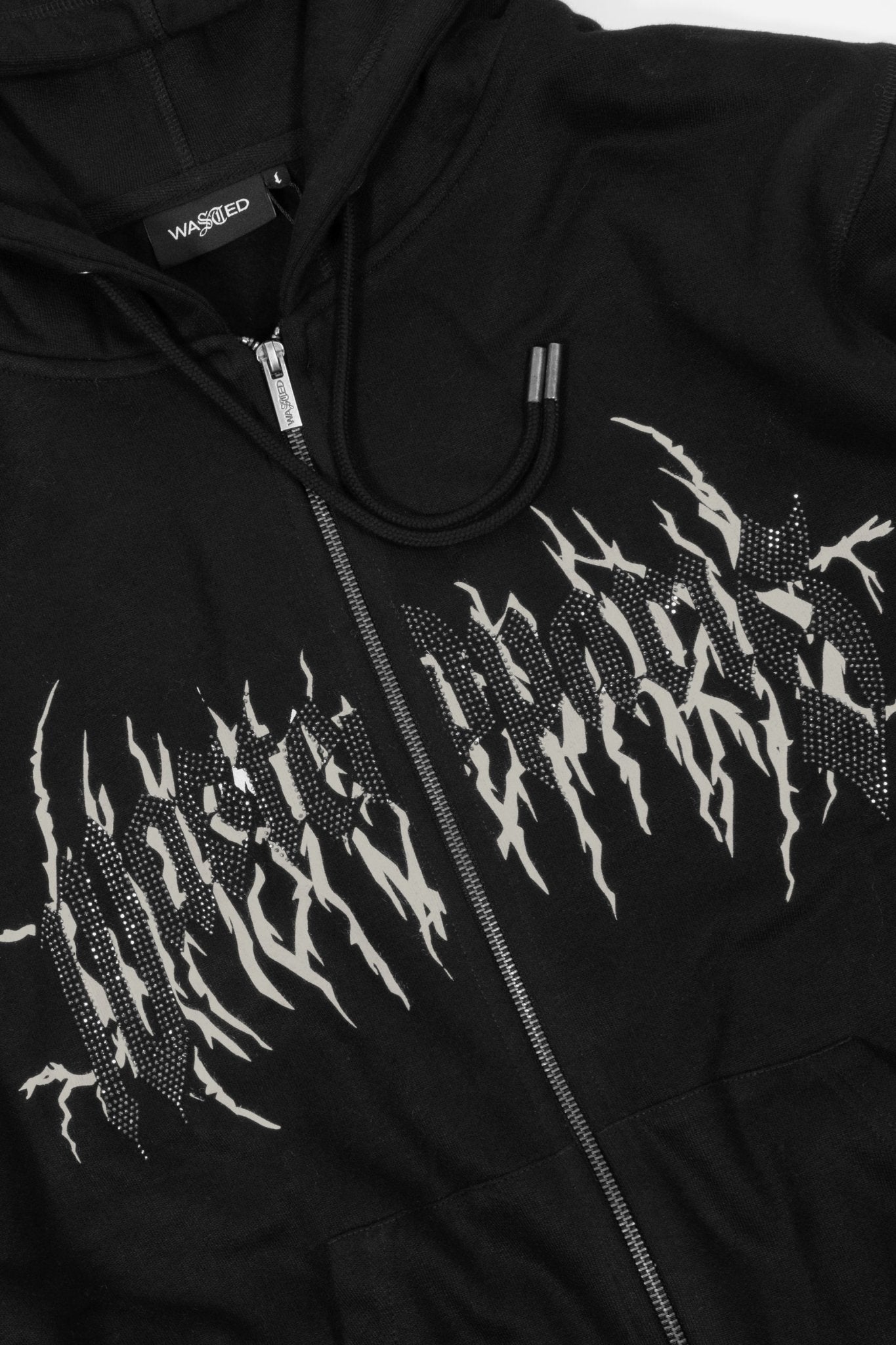 Hoodie Zip Iron Bliss - WASTED PARIS